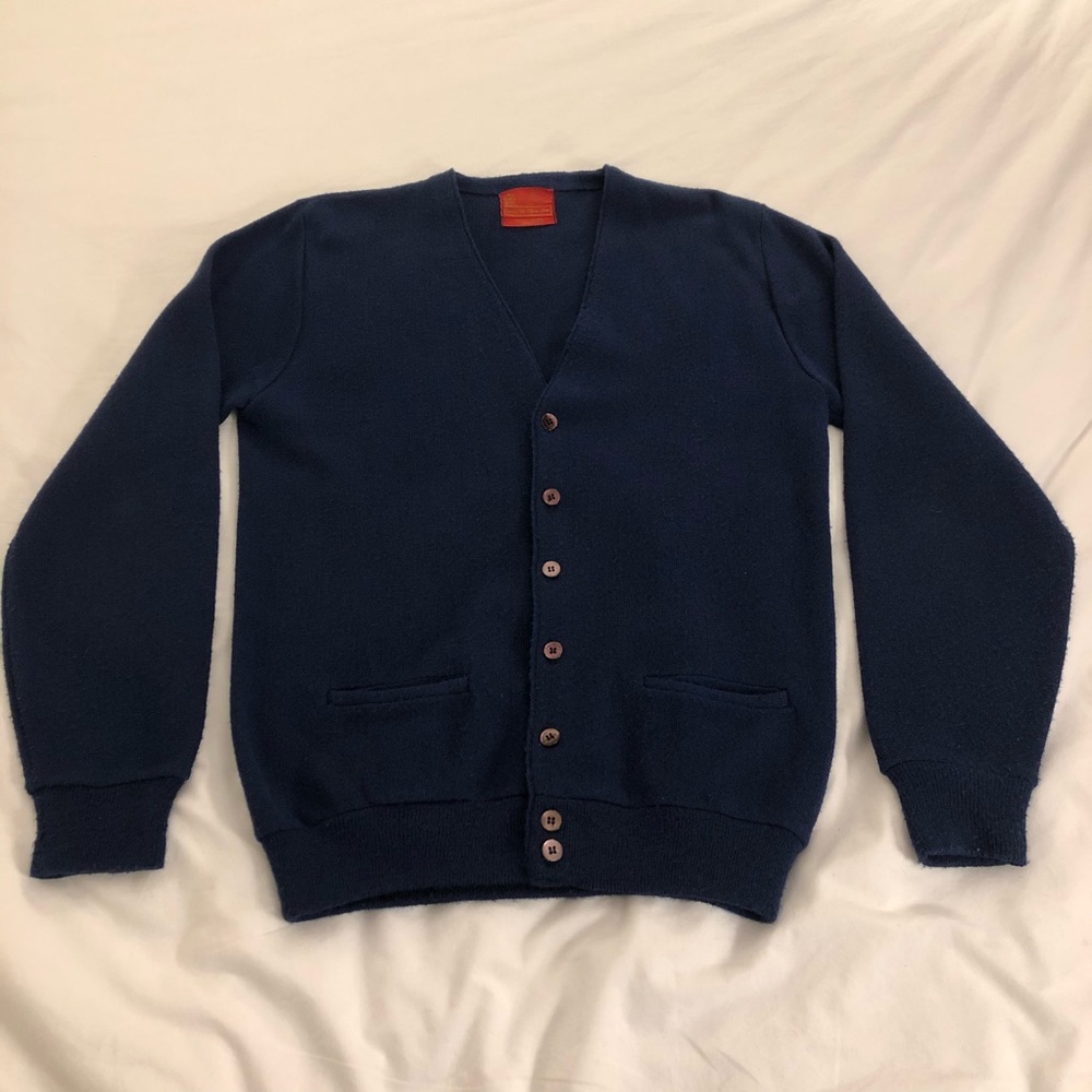VTG Sears Kings Road Cardigan Sweater Size Medium